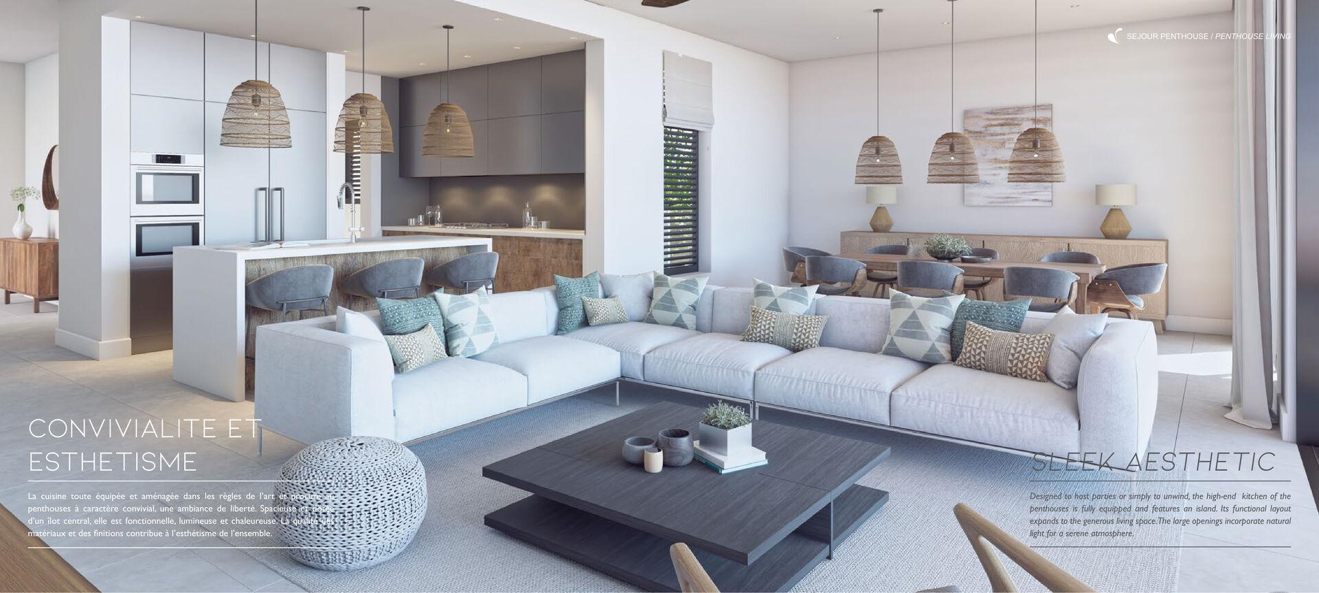 Une Opportunité Exclusive d’Acquérir un Penthouse de Prestige en Bord de Mer avec Piscine Privée et Vue Panoramique sur le Lagon